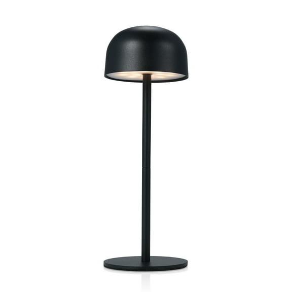 CAALOGT Table Lamp, 10" Modern Metal Small Lamp with 3 Colors & Stepless Dimmable, Touch Control for Living Room, Bedroom, Study