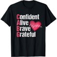 thumbnail image 1 of CABG Surgery Recovery Bypass Open Heart Bypass Survivor T-Shirt, 1 of 3