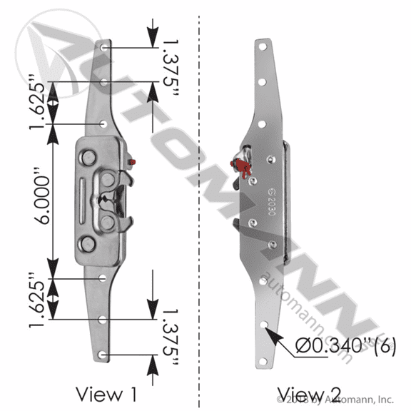 CABIN LATCH ASSEMBLY RH FREIGHTLINER