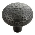 thumbnail image 1 of Hickory Hardware Mountain Lodge 1-3/8 Inch Diameter Black Iron Cabinet Knob P3063-BI, 1 of 3