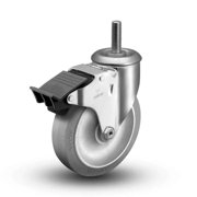 CABINETIZER  69-06 5" STEM CASTER W/TOP BRAKE 300 LBS