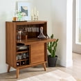 thumbnail interactive-video image 1 of Better Homes & Gardens Greyson Bar Cabinet, Acorn Finish, 1 of 18