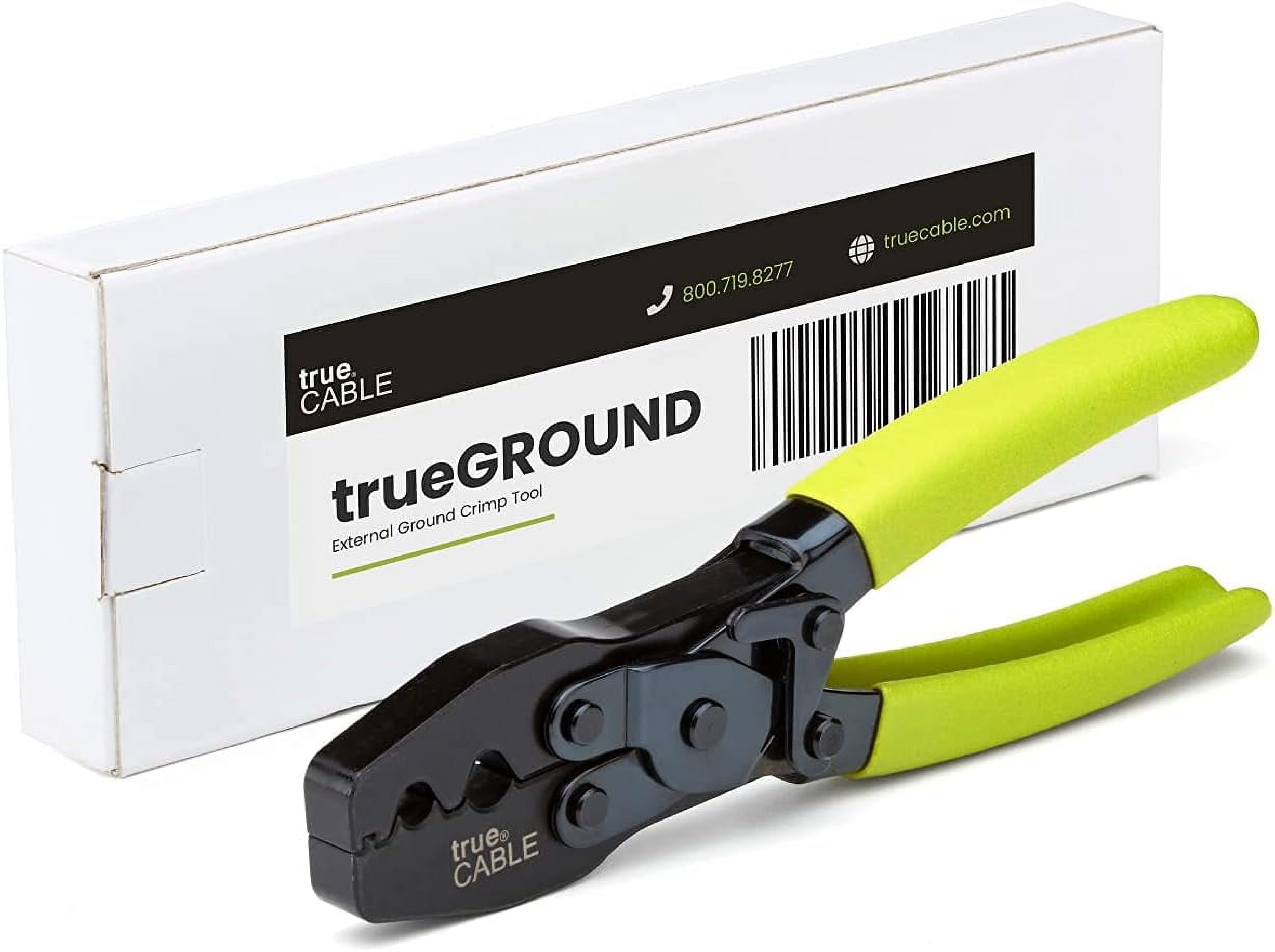 CABLE External Ground Crimping Tool for Shielded RJ45 Connectors, Dual ...