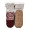 thumbnail image 1 of MUK LUKS Women's Short Cable Slipper Sock, 1-Pair, Sizes S/M & L/XL, 1 of 2