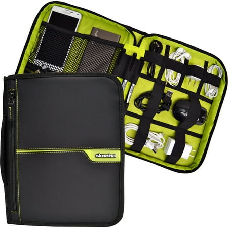 Cable Stable DLX with Zipper Closure, Black/Green