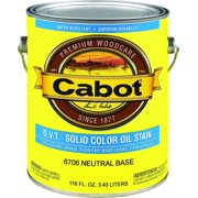 Cabot Creamery Oil Stain - Durable, Solid, Oil Finish - 1 Gal   Residential Use, Standard Application