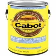 Cabot Creamery Solid Color Deck Stain Neutral Base - Exterior, Acrylic-Based - 1 Qt   Exterior Wood Surfaces, UV-Resistant Formula