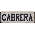 thumbnail image 1 of CABRERA Vintage Look Rustic Chic Metal Sign 6x18 106180036729, 1 of 1