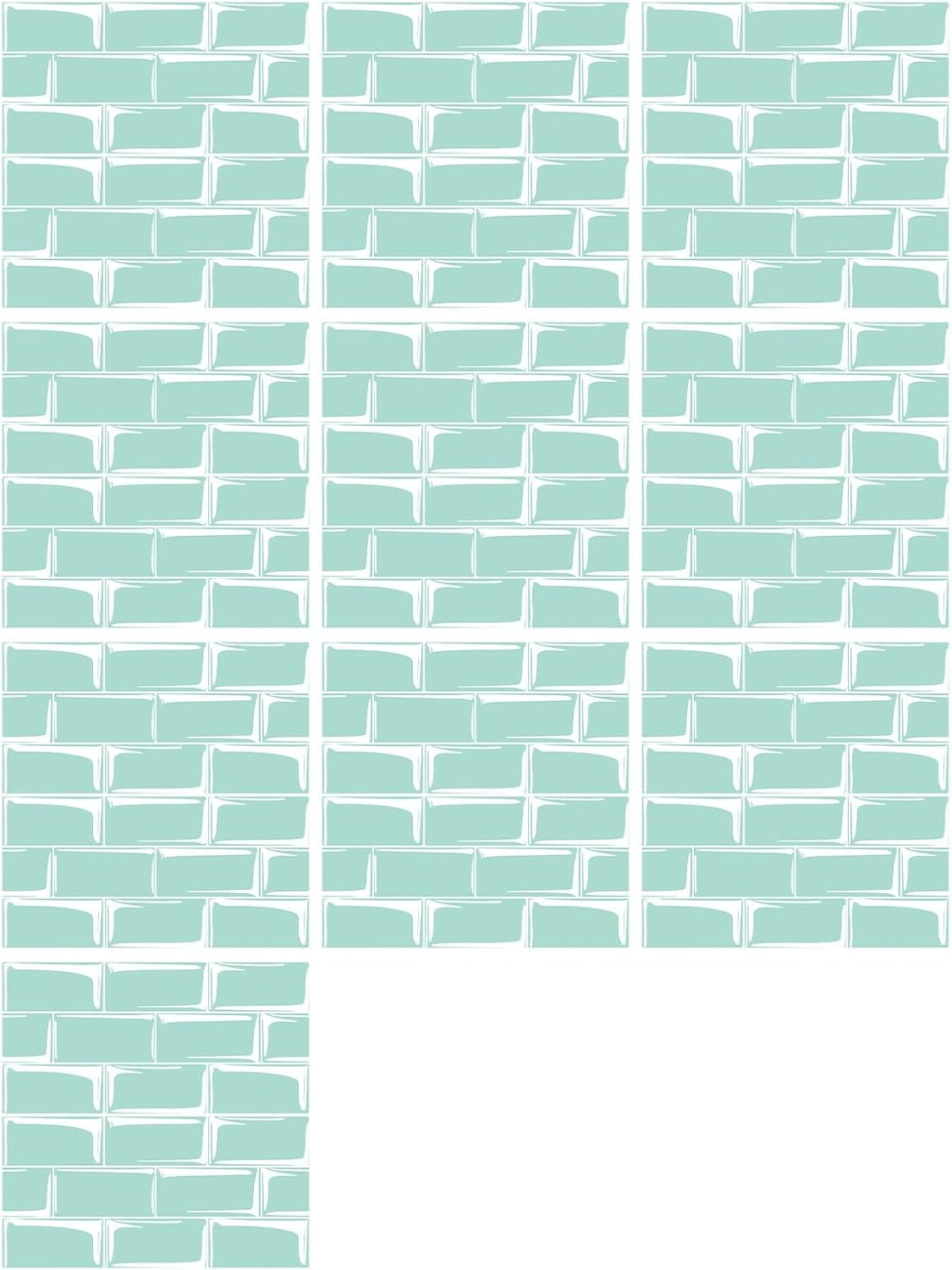 CAC10 Sheet Peel and Stick Wall Tile Self Adhesive Subway Wall Tiles