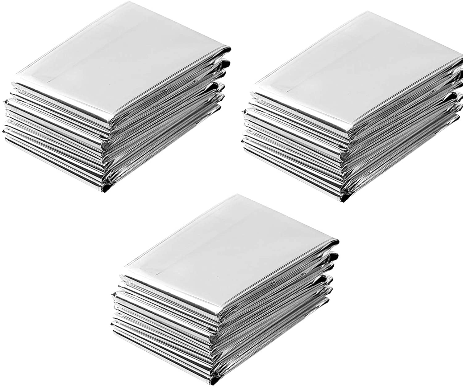 CAC3Pcs Silver Reflective Mylar Film,Garden Greenhouse Covering Foil