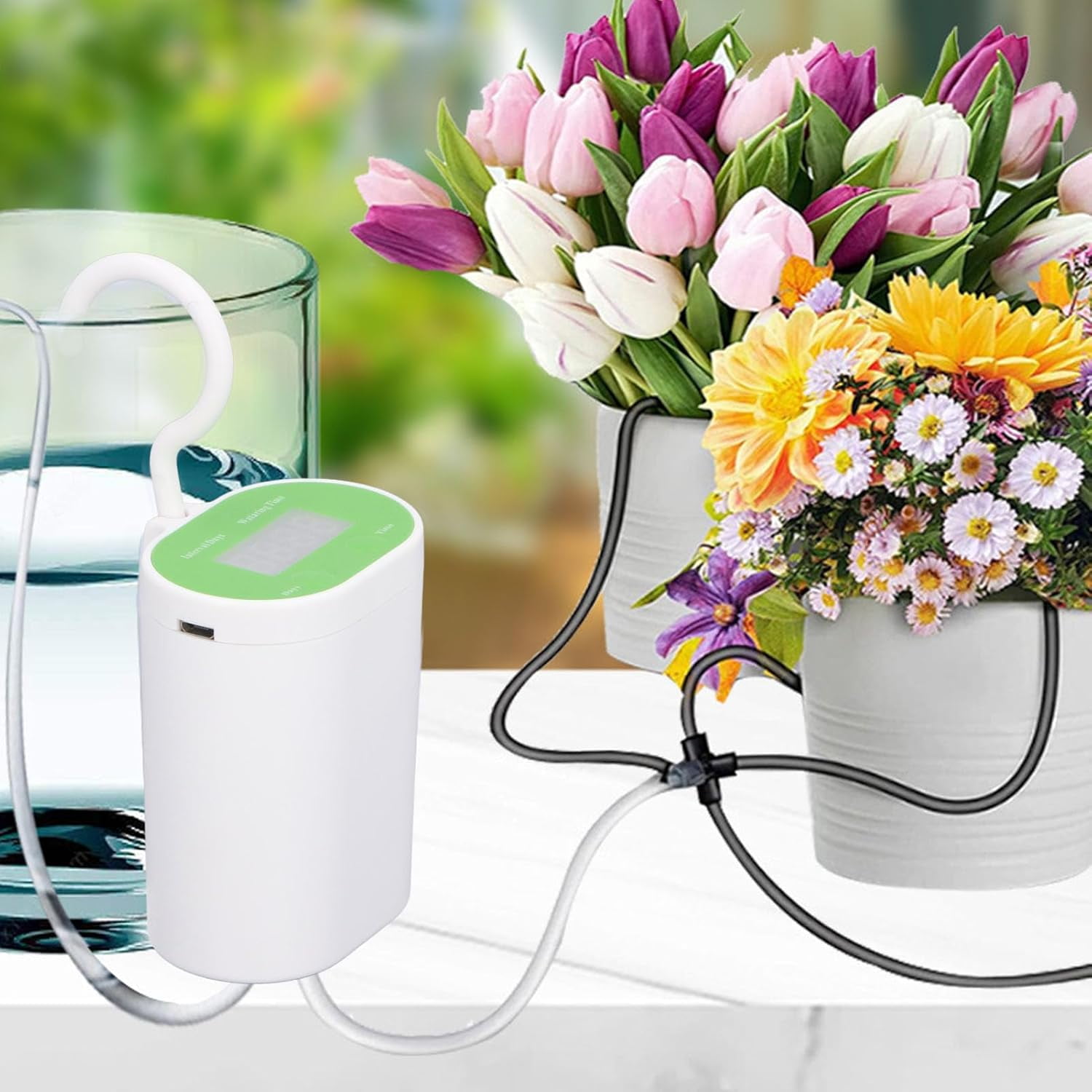 CACAutomatic Drip Irrigation Kit, Plant Self Watering System Abs