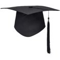 CACBachelor Graduation Hat Unisex Adult Matte Adult Doctoral Student