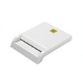 thumbnail image 1 of CAC Card Reader Military, CAC Reader, Smart Card Reader DOD Military USB Common Access CAC, Compatible with Windows, Mac OS and Linux, Plug N Play, Compatible with Smart Chip Cards , White, 1 of 5