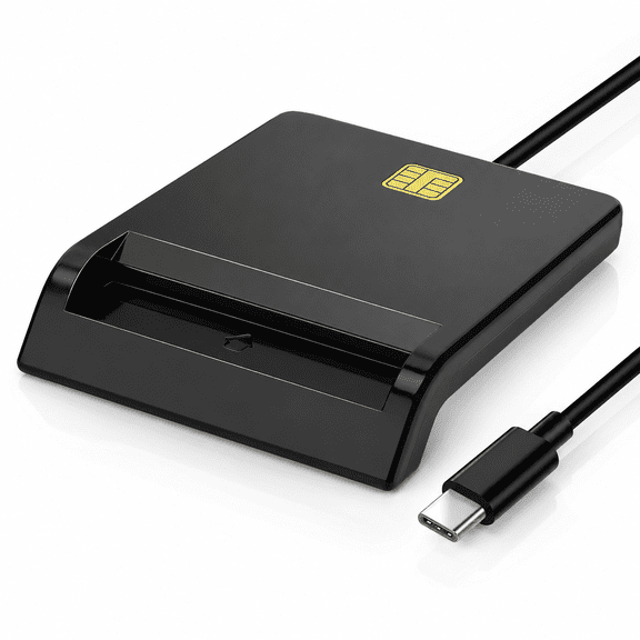 CAC Card Reader,USB C DOD Military Smart Card Reader Fits for Windows,Mac OS and Linux