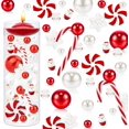 CACChristmas Vase Filler Set, Floating Candy Pearls Water Beads for