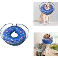 CACDog Cone Collar Dog Donut Collar After Surgery Inflatable Dog Cone
