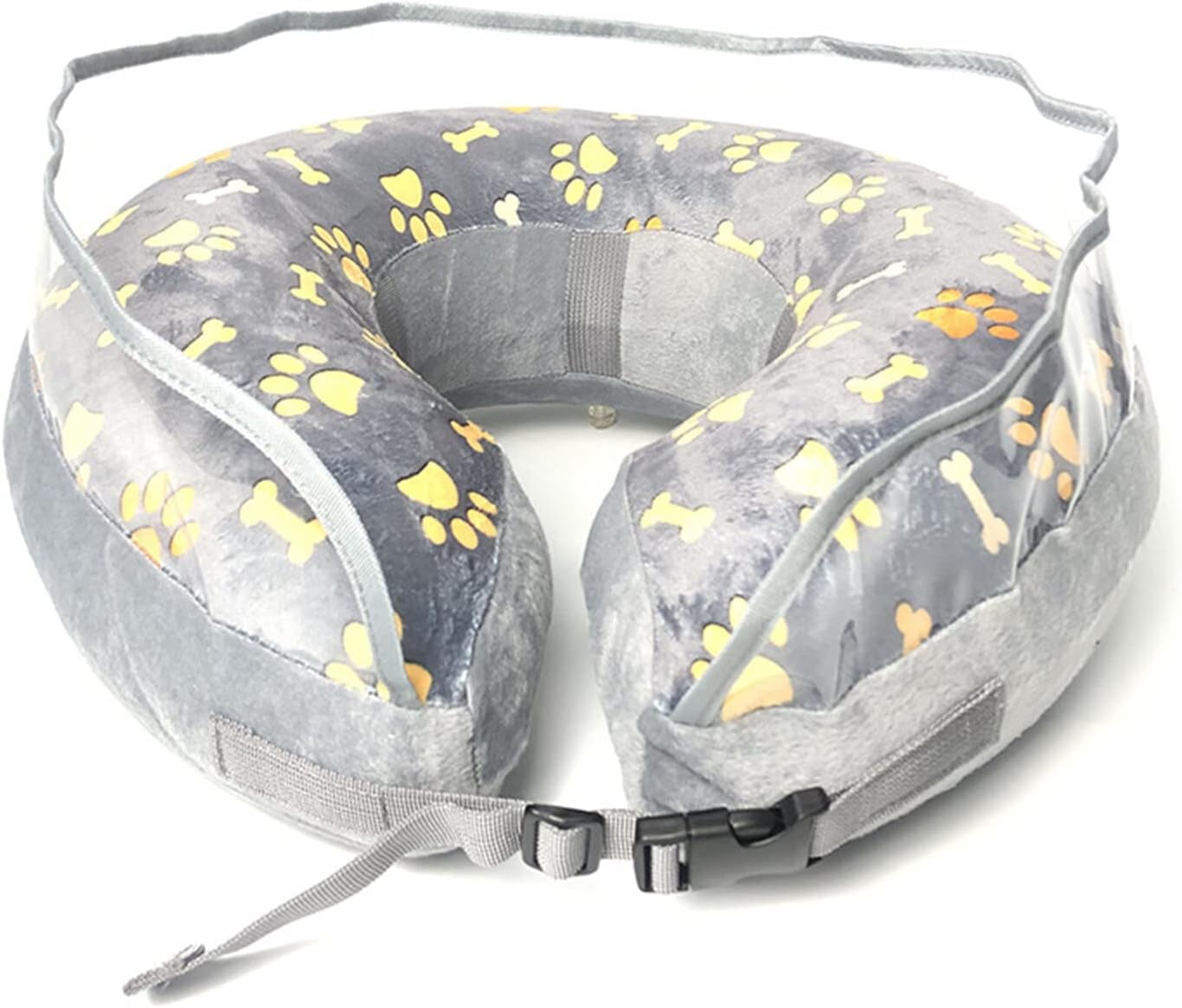 CACDog Cone Collar Inflatable Cone Collar for Dogs After Surgery Soft