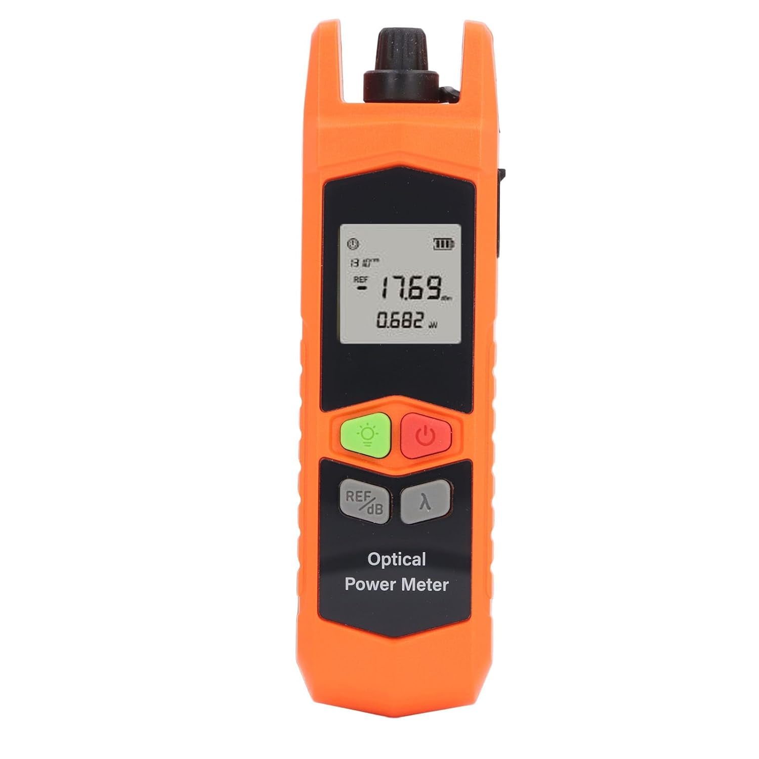 CACFiber Optic Cable Tester, ‑50 to 26dBm Portable Optical Fiber Power