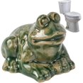 CACFrog Toilet Bolt Covers, Frog Ceramic Toilet Bolt Covers, Frog