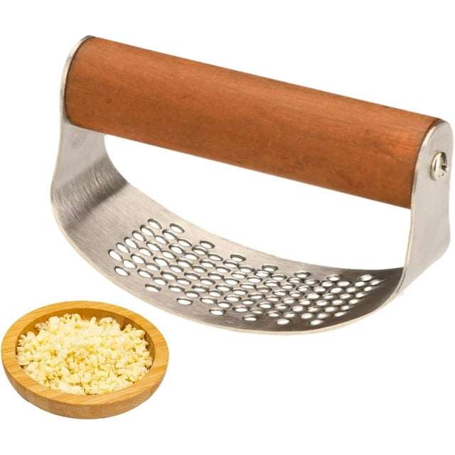 CACGarlic Presser, Garlic Mincer Garlic Crusher, Garlic Press Rocker