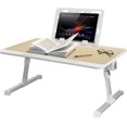 CACLaptop Lap Desk,Angle & Height Adjustable Laptop Table for Bed with
