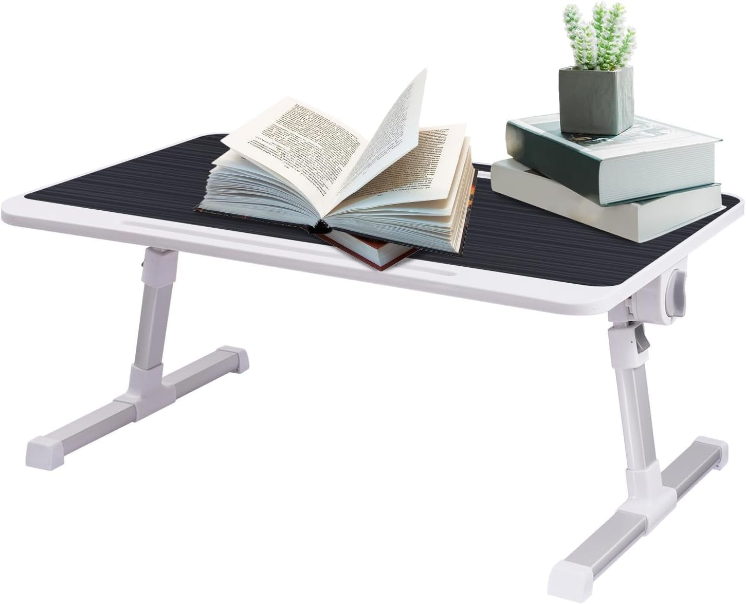CACLaptop Stand for Bed Folding Lap Desk with Adjustable Angle