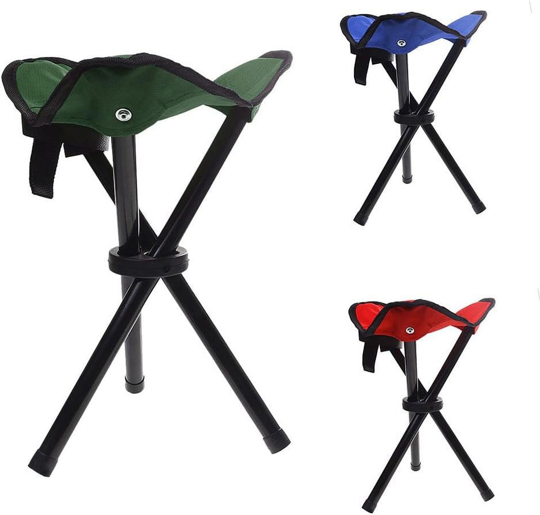 CACLightweight Outdoor Folding Chair Portable ThreeLegged Stool