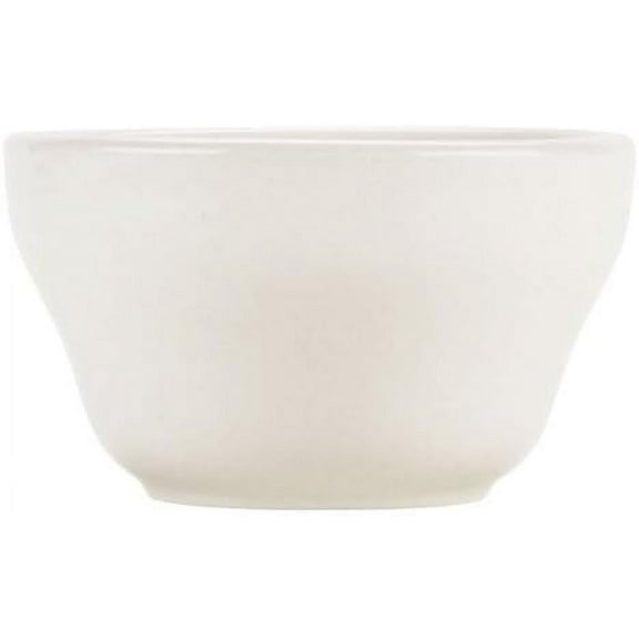 CAC REC-46 American White (Ivory / Eggshell) Wide Rim 6 oz. Rolled Edge China Bouillon Cup - 36 / Ca
