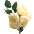 CACRoses Wedding Flowers Silk Flowers Realistic Roses Bouquet Rose 6
