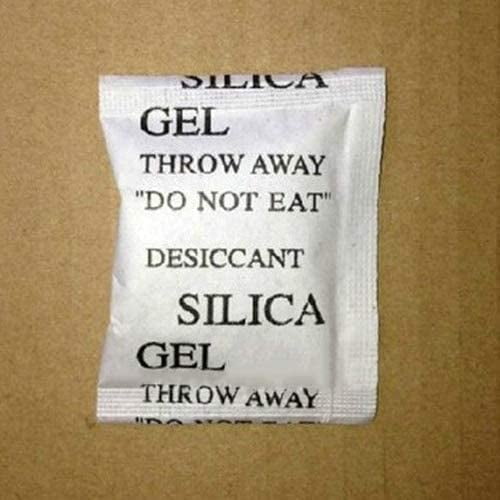 CACSafe Silica Gel Packets Desiccant Dehumidifiers 100 Packs Drypack