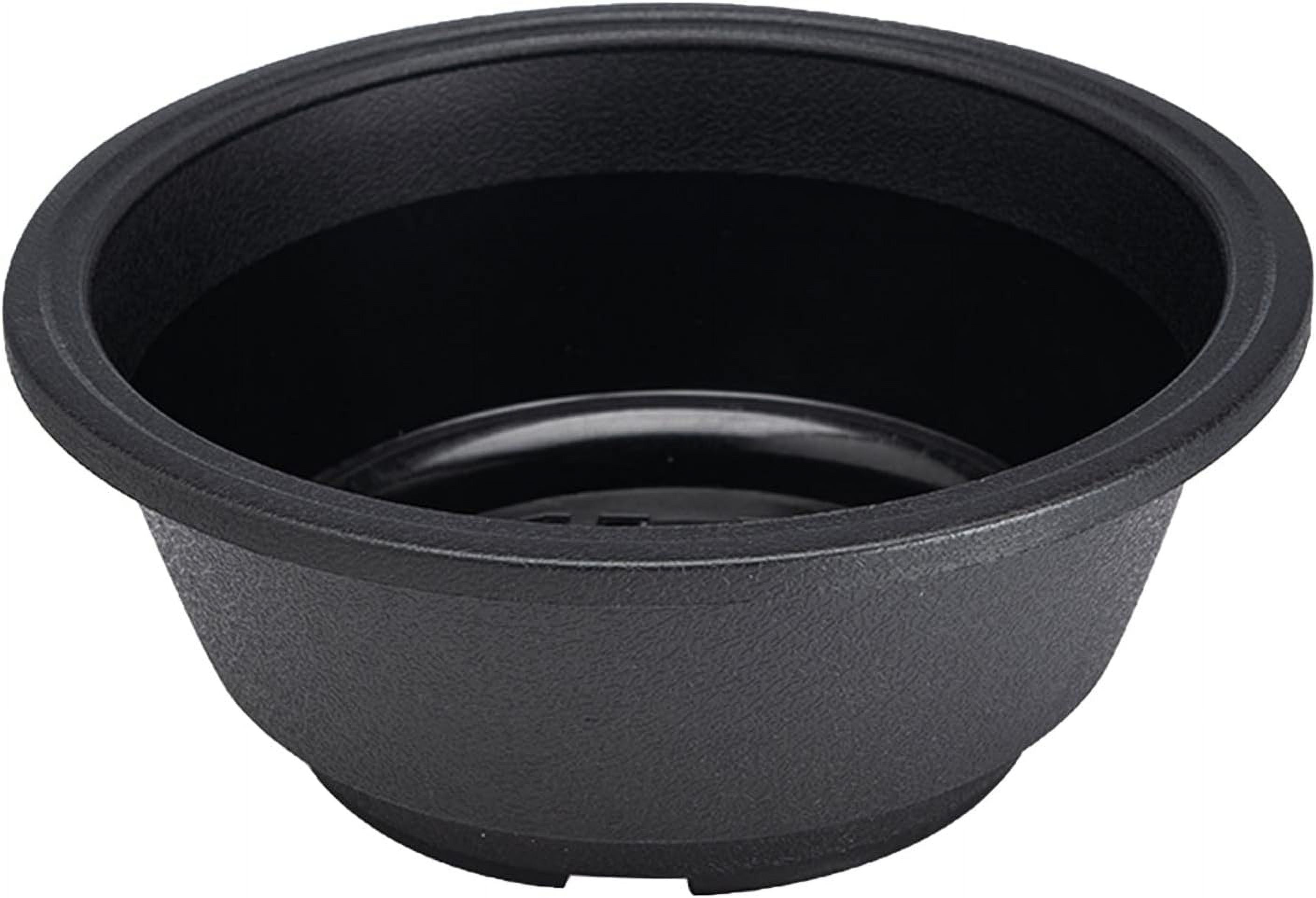 CACShallow Plant Pots with Drainage Hole Garden Bowl Planter for