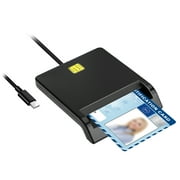 CAC Smart Card Reader, TSV DOD Military USB C Common Access Card Adapter Fits for ID IC Chip Card