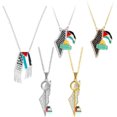 thumbnail interactive-video image 1 of Handala Hanzala Palestine Boy Pendant Necklace - Stainless Steel Engraved Charm, 45cm 1 of 6