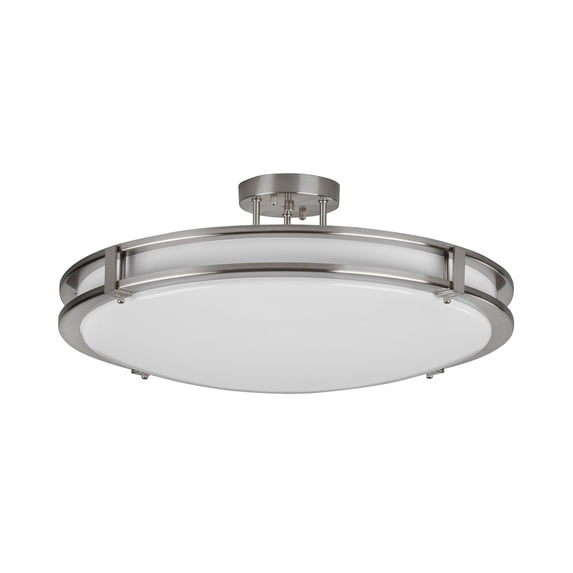 CAC18L5AJUDSN AFX Carlisle - 35W 1 LED Semi-Flush Mount-3.5 Inch Tall and 18 Inch Wide