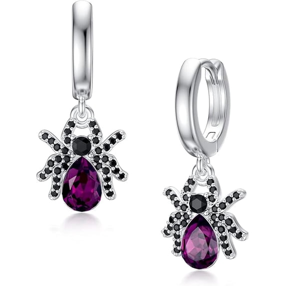 CACA LADY 925 Sterling Silver Halloween Earrings Hypoallergenic Earrings Halloween Jewelry Gifts for Women