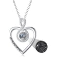 thumbnail image 1 of CACA LADY Mothers Day Gift Projection Necklace Picture Necklace Photo Necklace Christmas Jewelry Gifts for Women Mom Mother Wife, 1 of 6