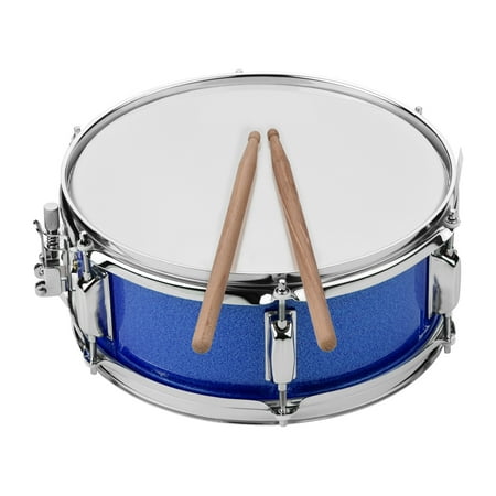CACAGOO 12inch Snare Drum Head with Drumsticks Shoulder Strap Drum Key for Student Band