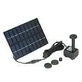 thumbnail image 1 of CACAGOO Decdeal Solar Fountain with Panel 1.8W Solar Powered Water Pump Kit, 1 of 7