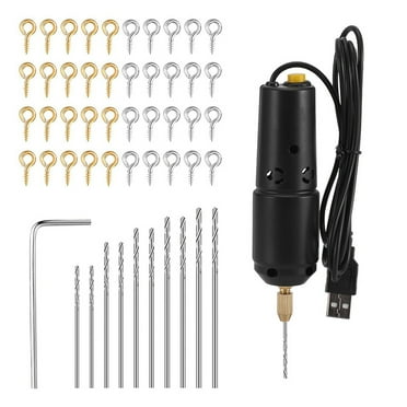 CACAGOO Drill Set Resin Electric Mini Drill for Jewelry Craft DIY