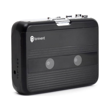 CACAGOO Mini Cassette Player Tape Record with 3.5mm Headphone Jack Control