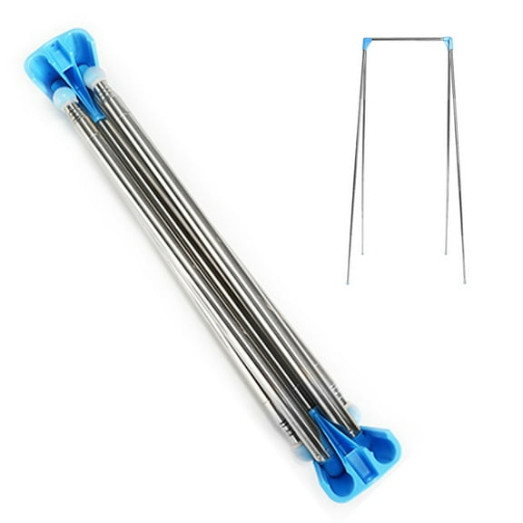 CACAGOO Portable Garment Rack Stainless Steel Foldable Coat Rack Collapsible Mini Clothing Rack