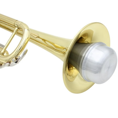 CACAGOO Trumpet Straight Mute Sourdine Aluminum Alloy Silver Color