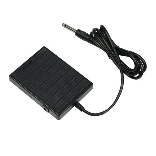 CACAGOO Universal Sustain Pedal Keyboard Foot Damper Pedal with 6.35mm Plug for Electronic Organ MIDI Keyboards Digital Pianos Electronic Drum Walmart Business Supplies