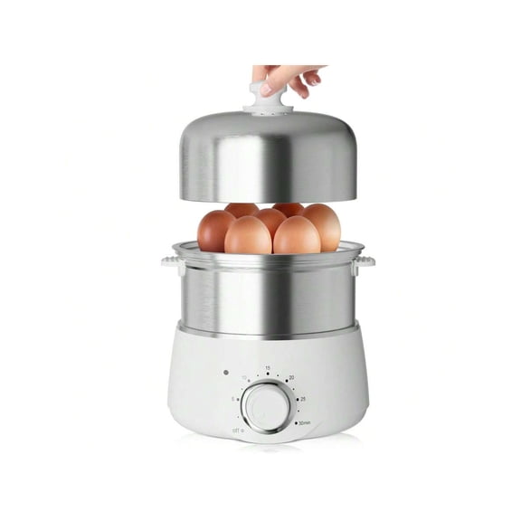 CACHOO 14-Egg Electric Egg Cooker Timer Auto Shut-Off Stainless Steel