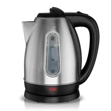 Electric Tea Kettle, Water Boiler & Heater, 1.8 Liter, 1200 Watts Water Kettle for Fast Boiling, Auto-Shutoff and Boil-Dry Protection, Stainless Steel