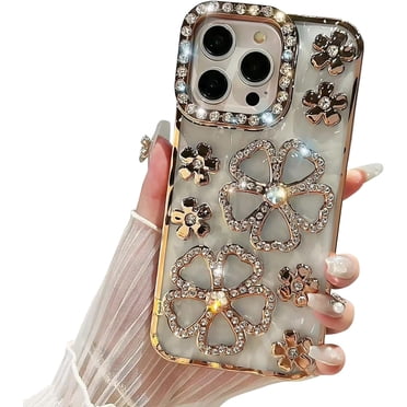 Compatible With AirTag Case With Keychain,Sparkly Diamond