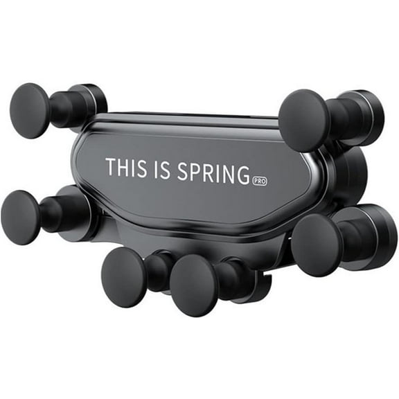 CACOCO-Handfree Clamp Vent Cell Phone Automobile Cradles Holder Mount For Most Phones (Black)