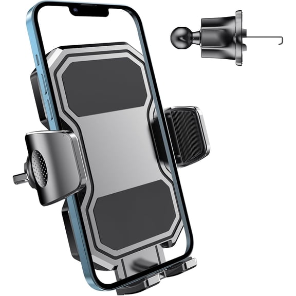 CACOCO-Universal Air Vent Car Mount, Car Vent Phone Holder Mount Compatible For Iphone 15/14/13/12 For Samsung S23 Ultra, Cell Phone Holder Car Vent Mount With Clip Super Stable For 4-7 Inch Smartpho