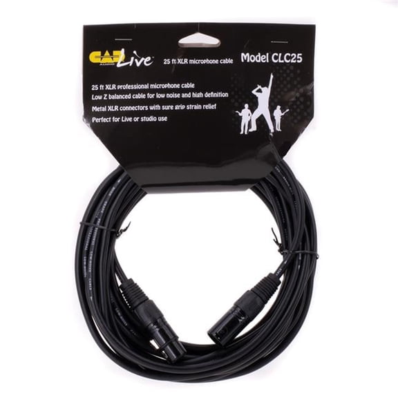 CAD 25 Microphone XLR Cable - 25 ft.