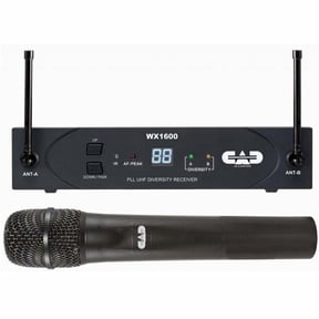 CAD AUDIO UHF Wireless Diversity Sys, 100 channel with Handheld Mic